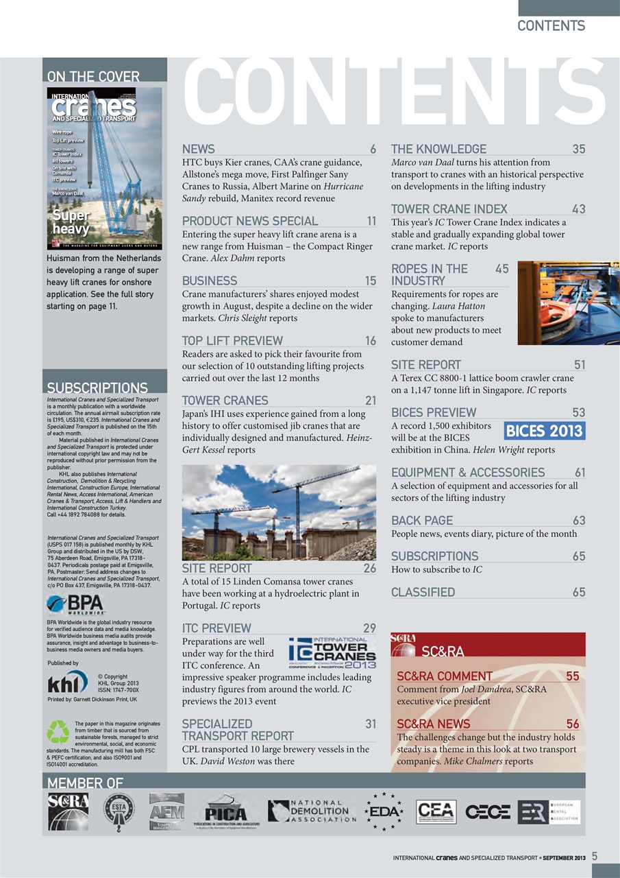 Int. Cranes and Specialized Transp Preview Pages