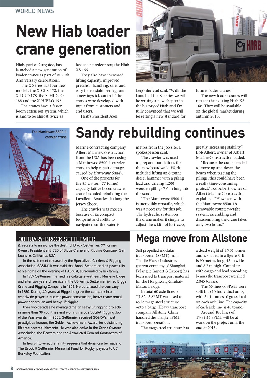 Int. Cranes and Specialized Transp Preview Pages