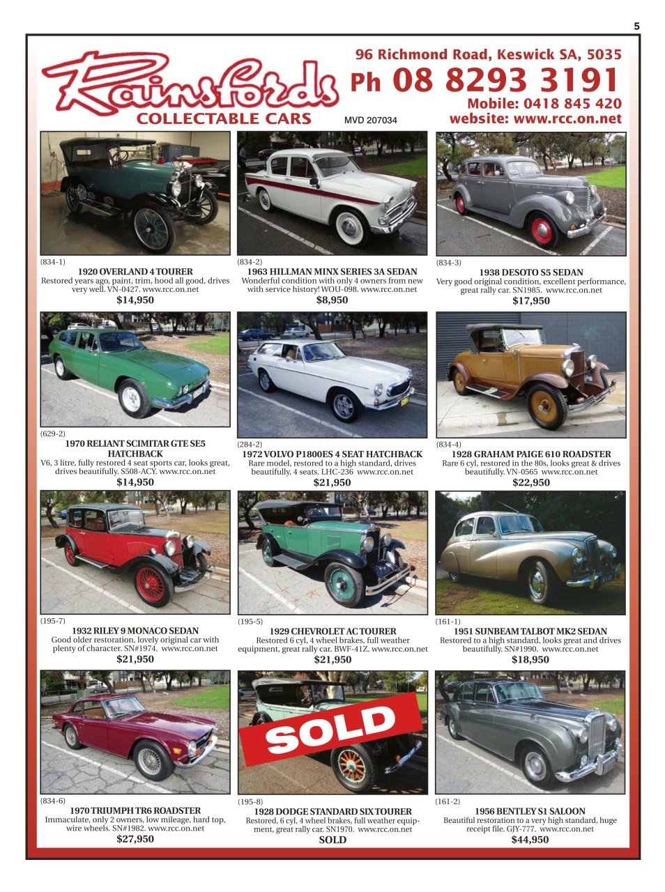 JUST CARS Preview Pages