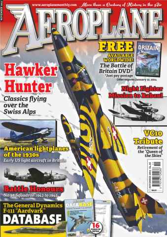 Aeroplane issue No.487 Hawker Hunter
