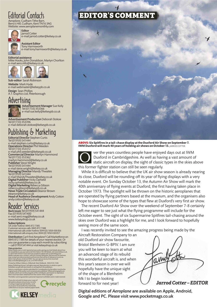 Aeroplane Preview Pages