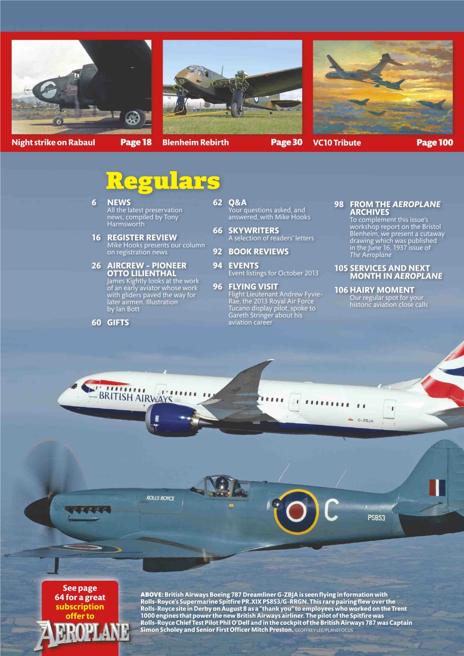 Aeroplane Preview Pages