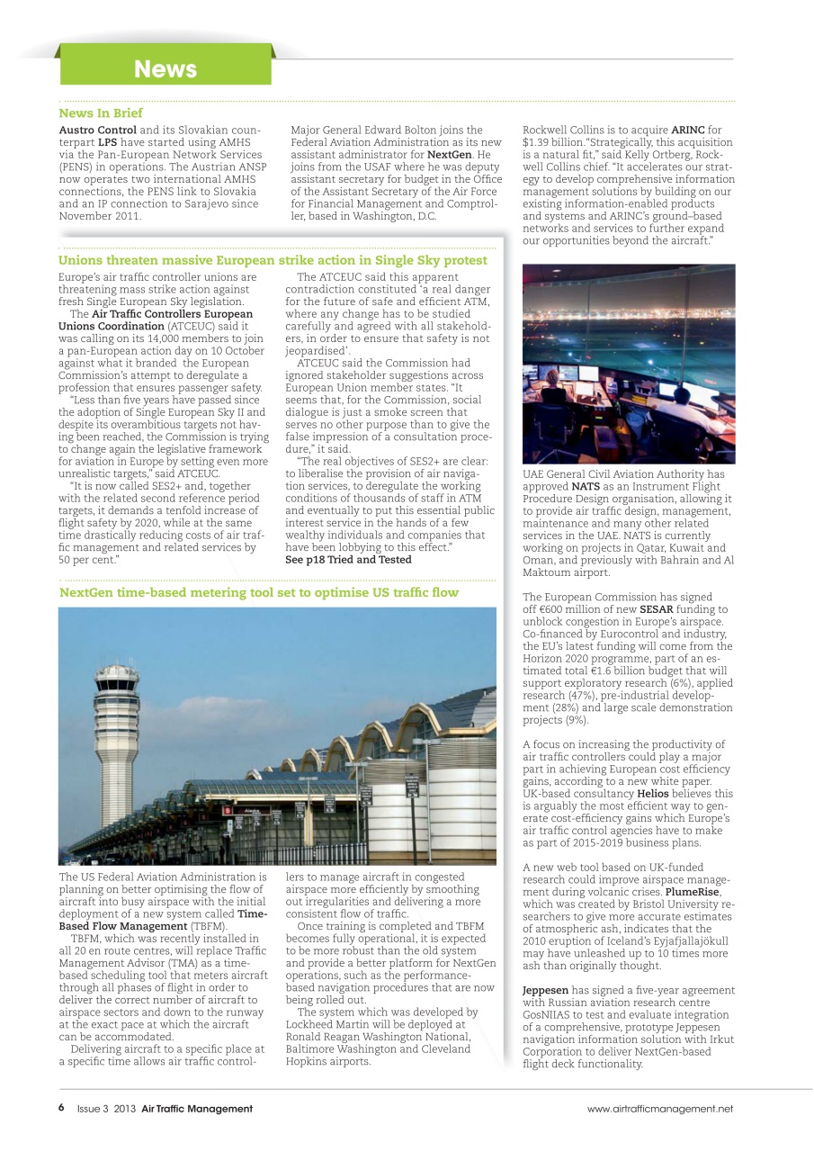 Air Traffic Management Preview Pages