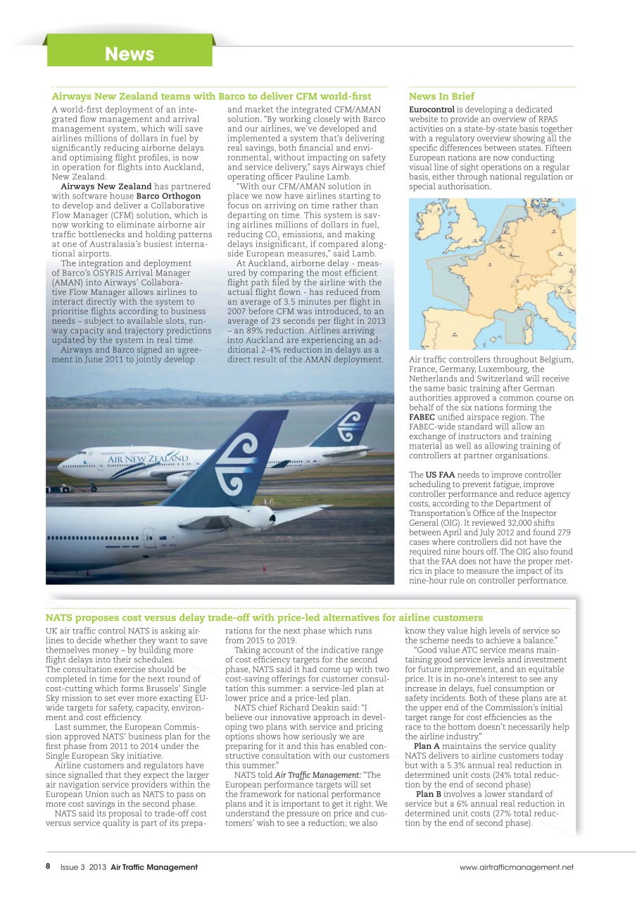 Air Traffic Management Preview Pages