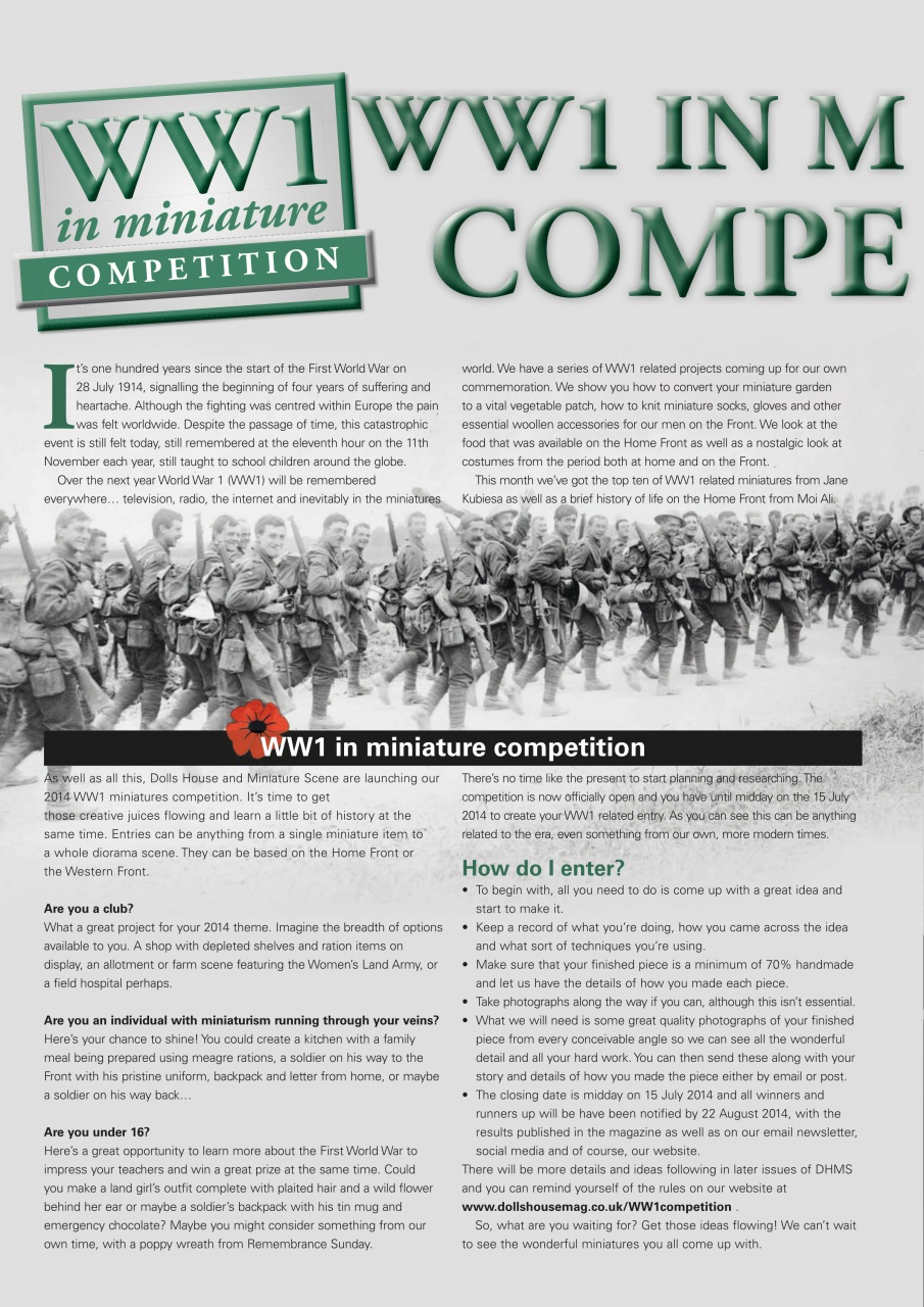 Dolls House and Miniature Scene Preview Pages