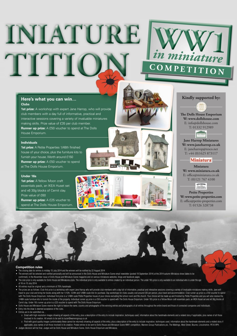 Dolls House and Miniature Scene Preview Pages