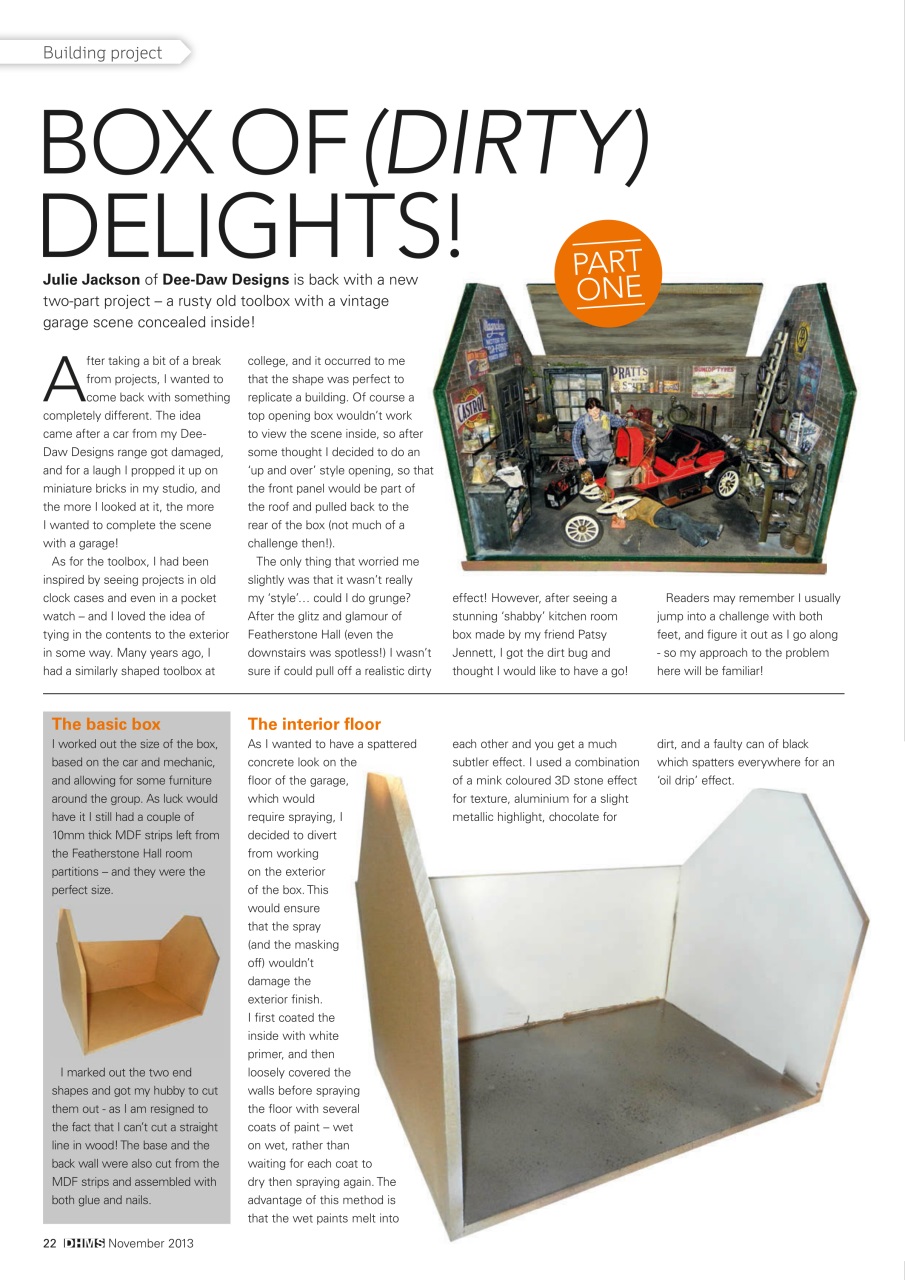 Dolls House and Miniature Scene Preview Pages