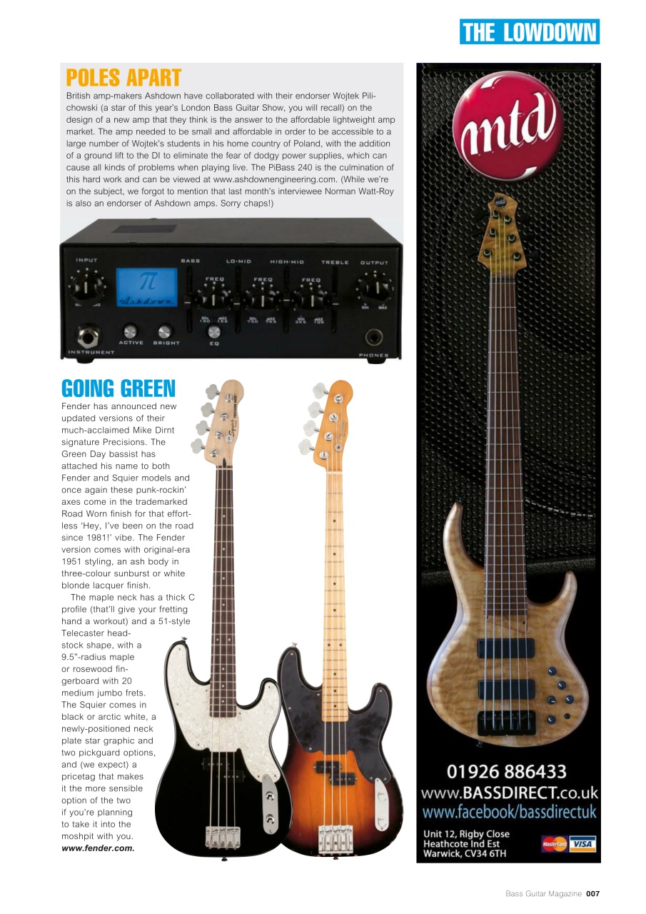Bass Player UK Preview Pages