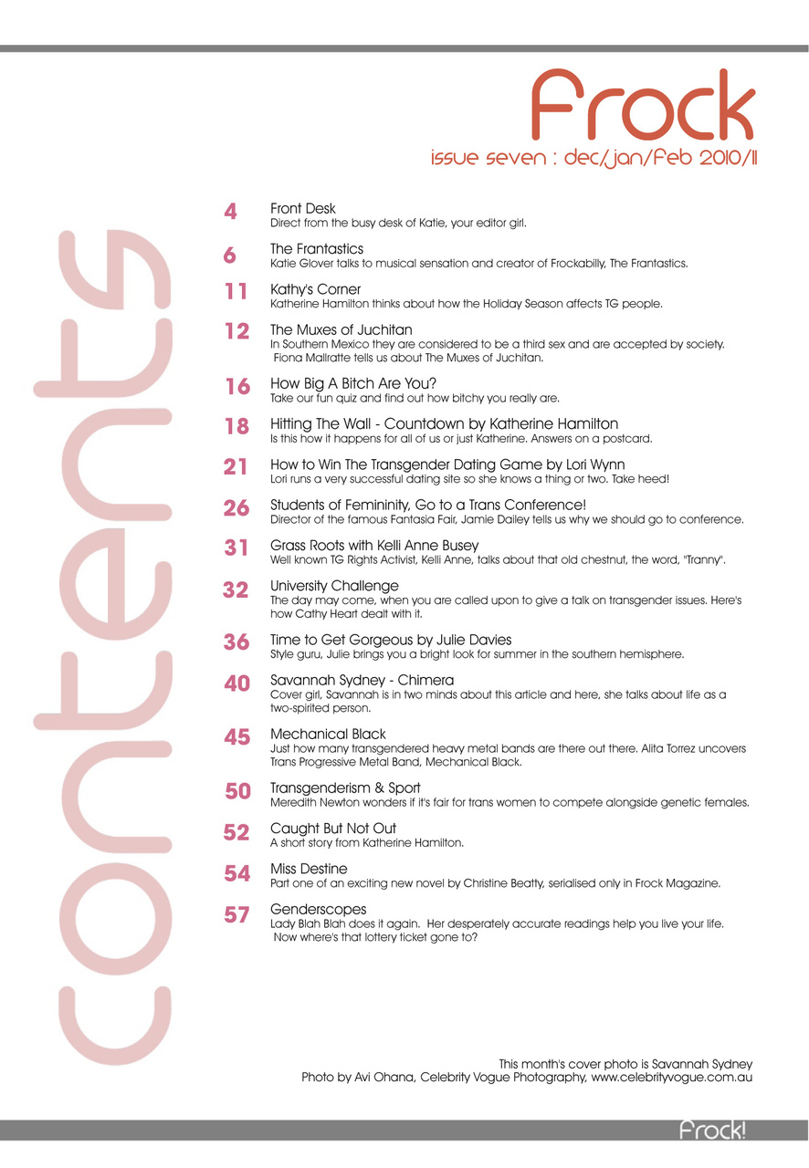 Frock Magazine Preview Pages