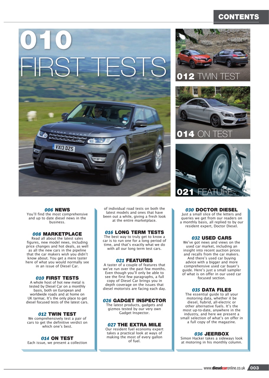 Diesel&EcoCar Magazine Preview Pages