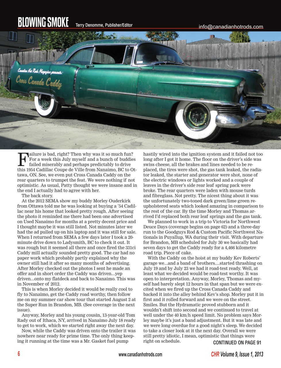 Canadian Hot Rods Preview Pages