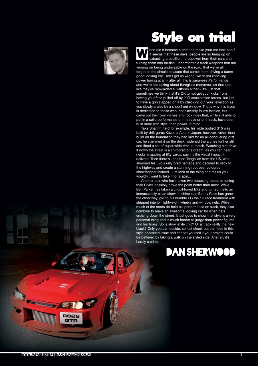 Japanese Performance Preview Pages