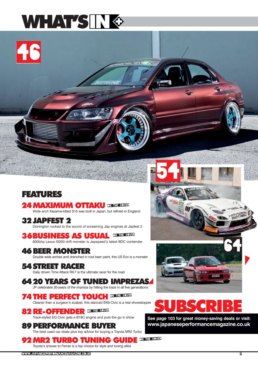 Japanese Performance Preview Pages