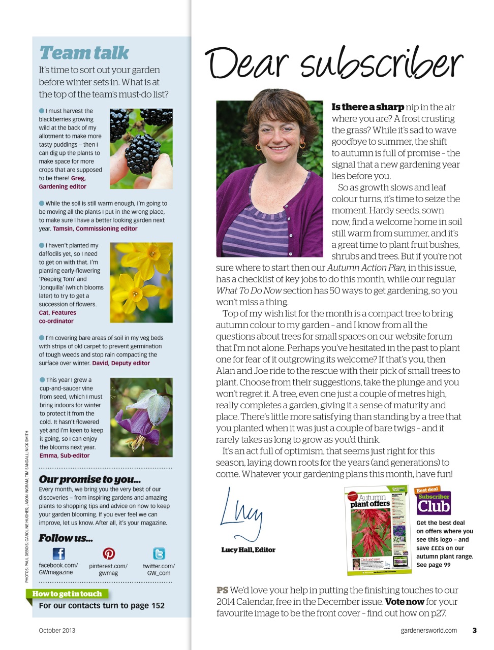 BBC Gardeners’ World Magazine Preview Pages