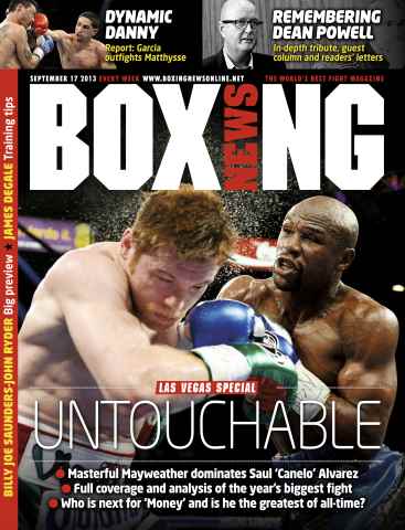 Boxing News issue 17th September 2013