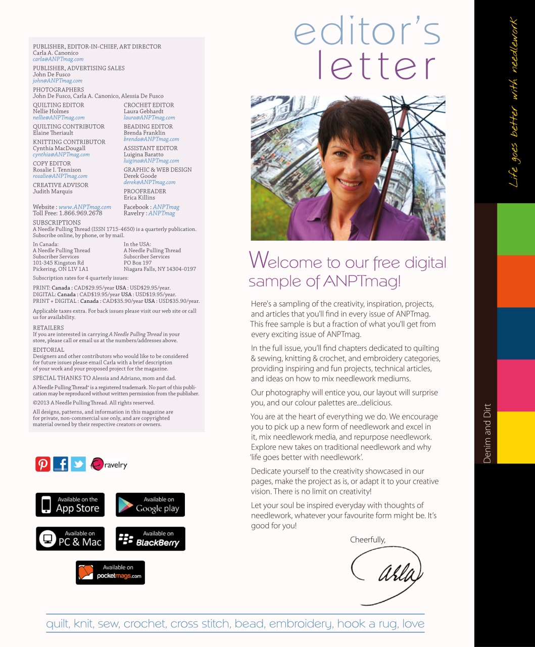 A Needle Pulling Thread Preview Pages