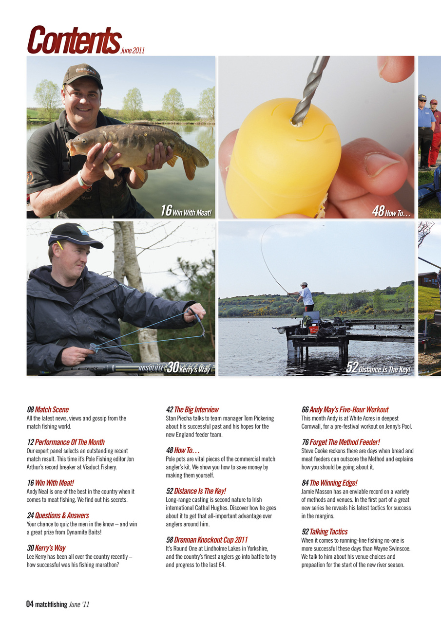 Match Fishing Preview Pages