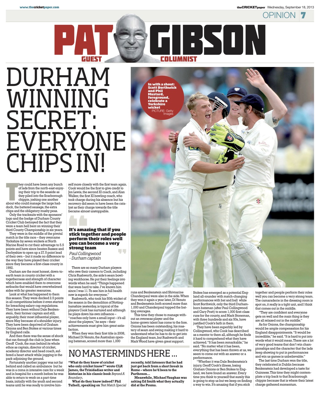 The Cricket Paper Preview Pages
