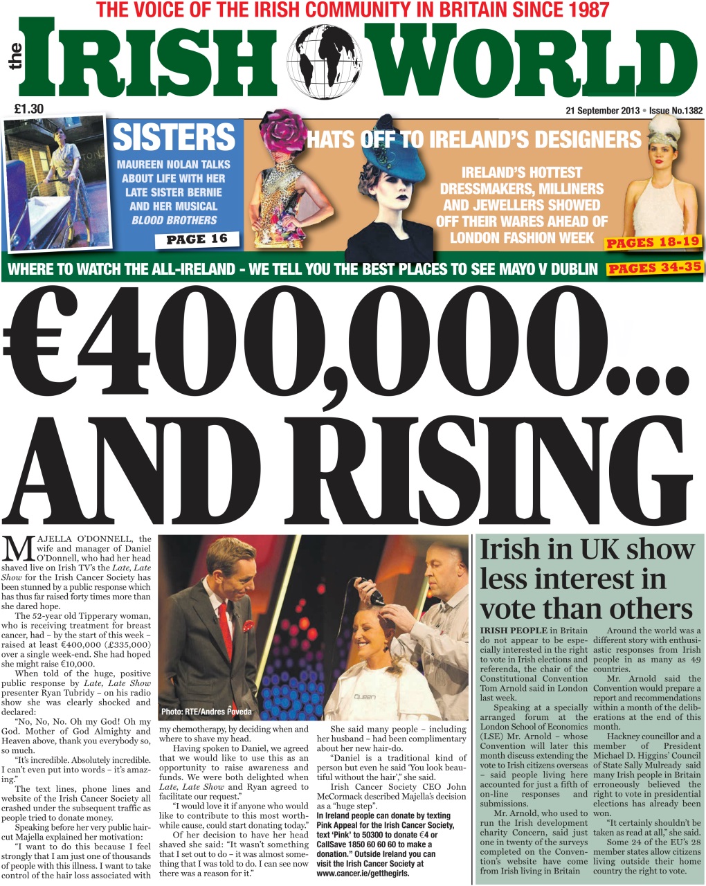 Irish World Preview Pages