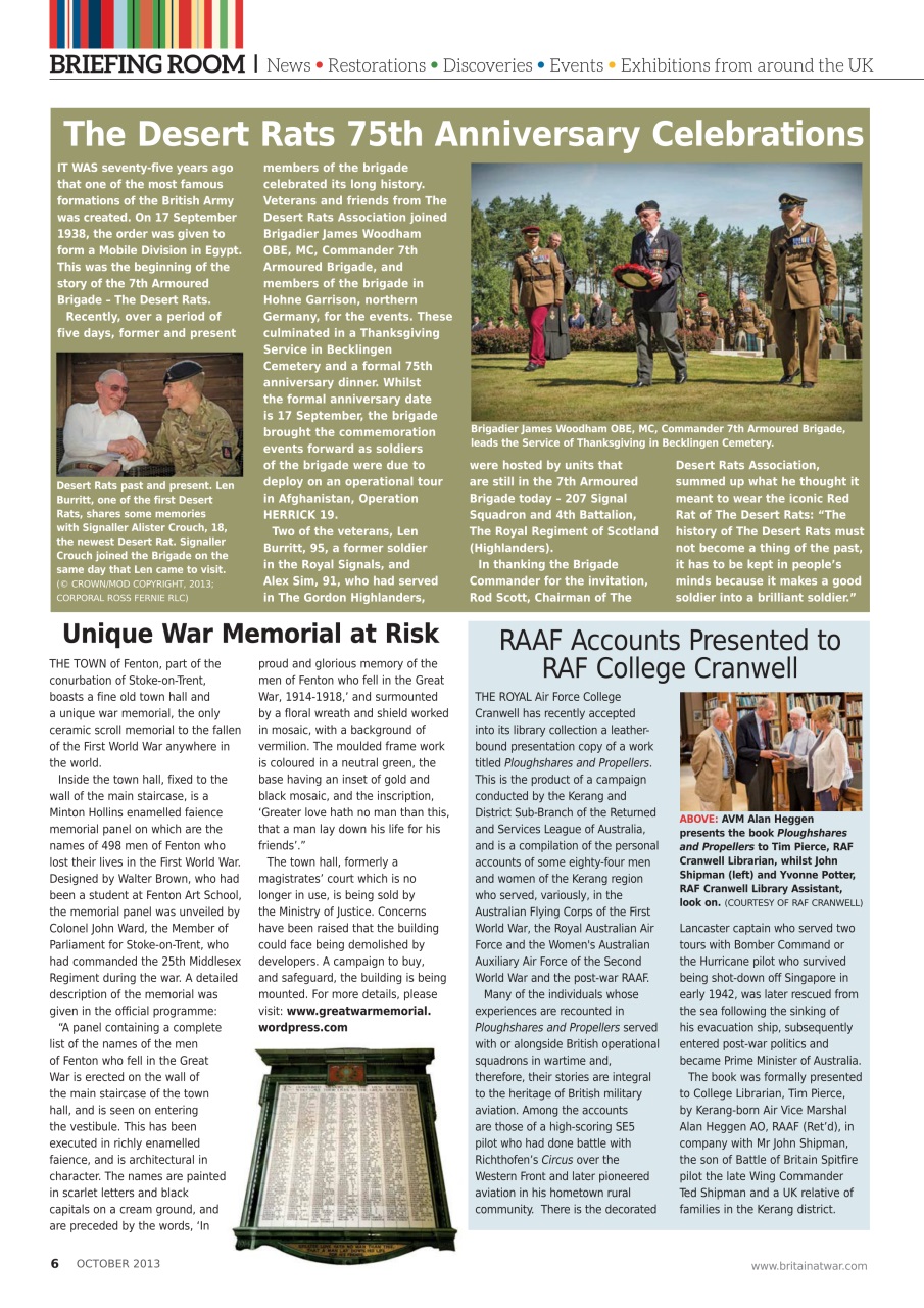 Britain at War Magazine Preview Pages