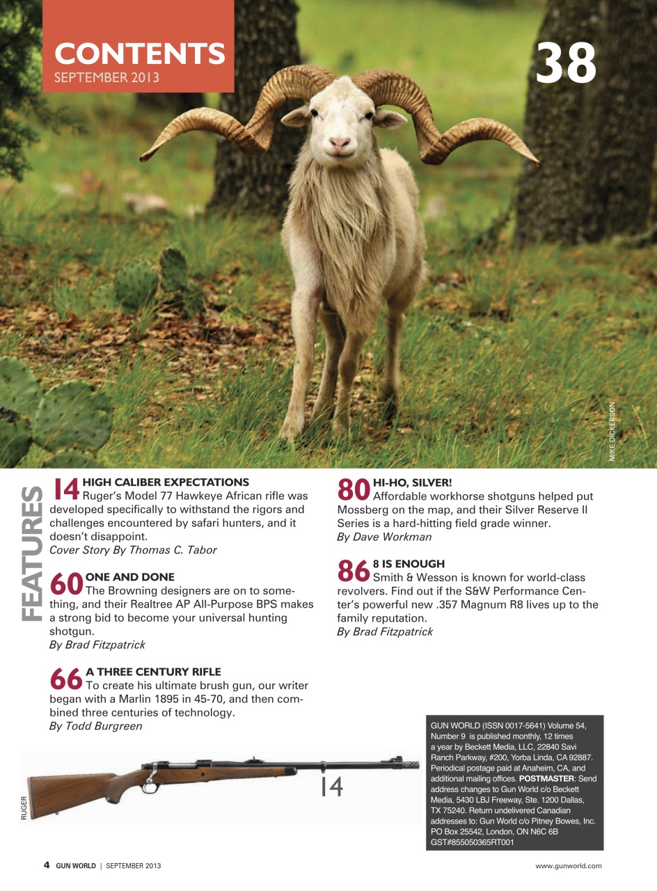 Gun World Preview Pages