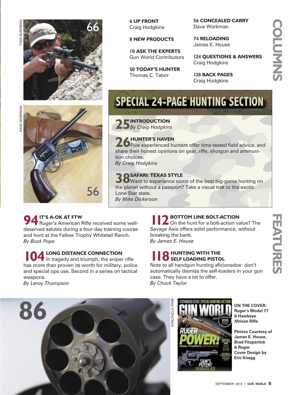 Gun World Preview Pages
