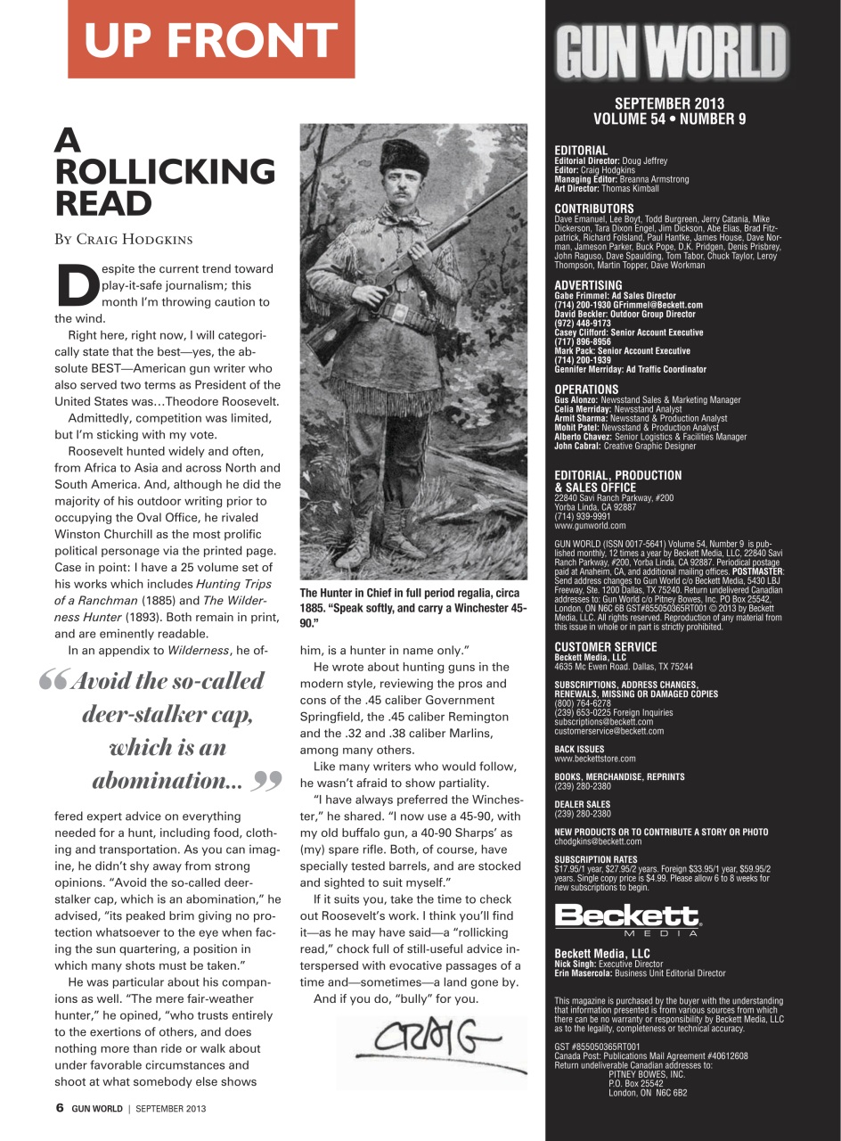 Gun World Preview Pages