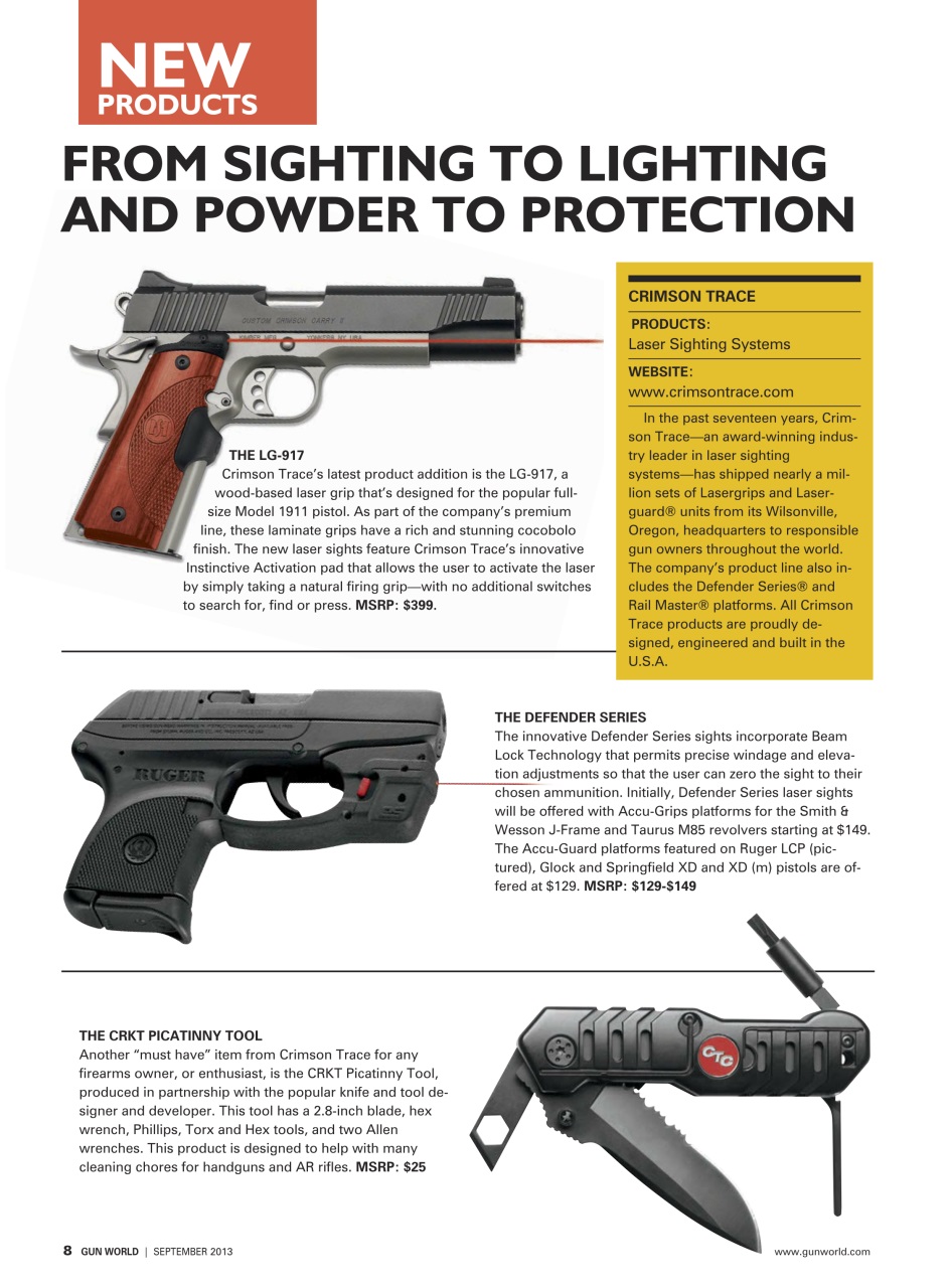 Gun World Preview Pages