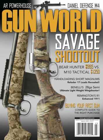 Gun World issue March 2013