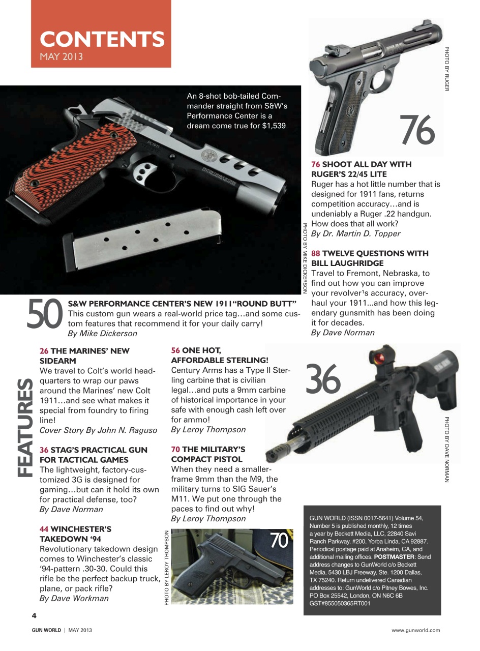 Gun World Preview Pages