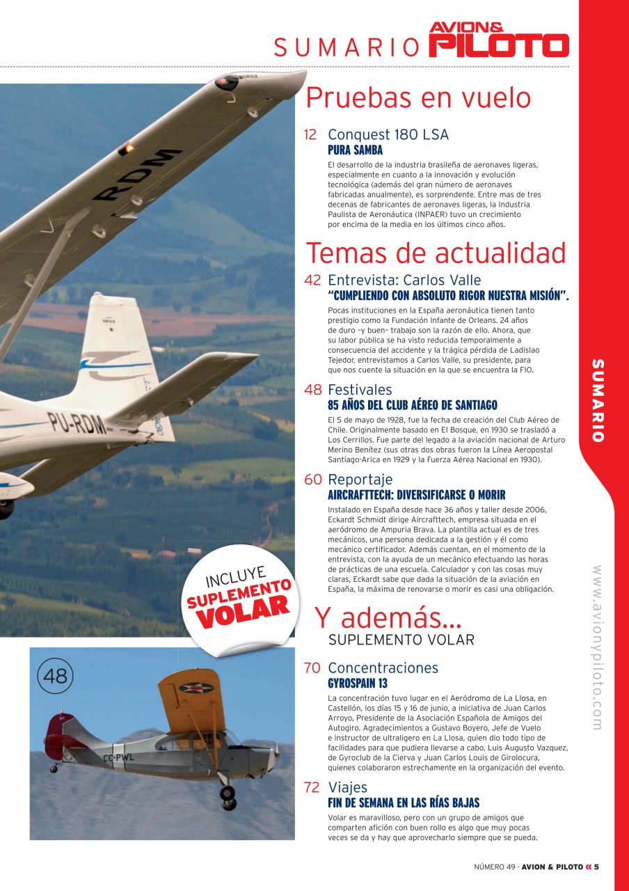 Revista Avion & Piloto Preview Pages