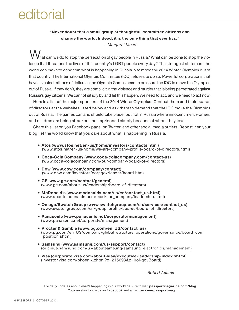 Passport Preview Pages