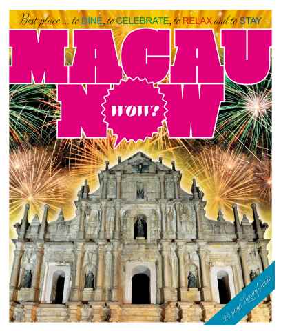 Luxury Travel issue Macau Now