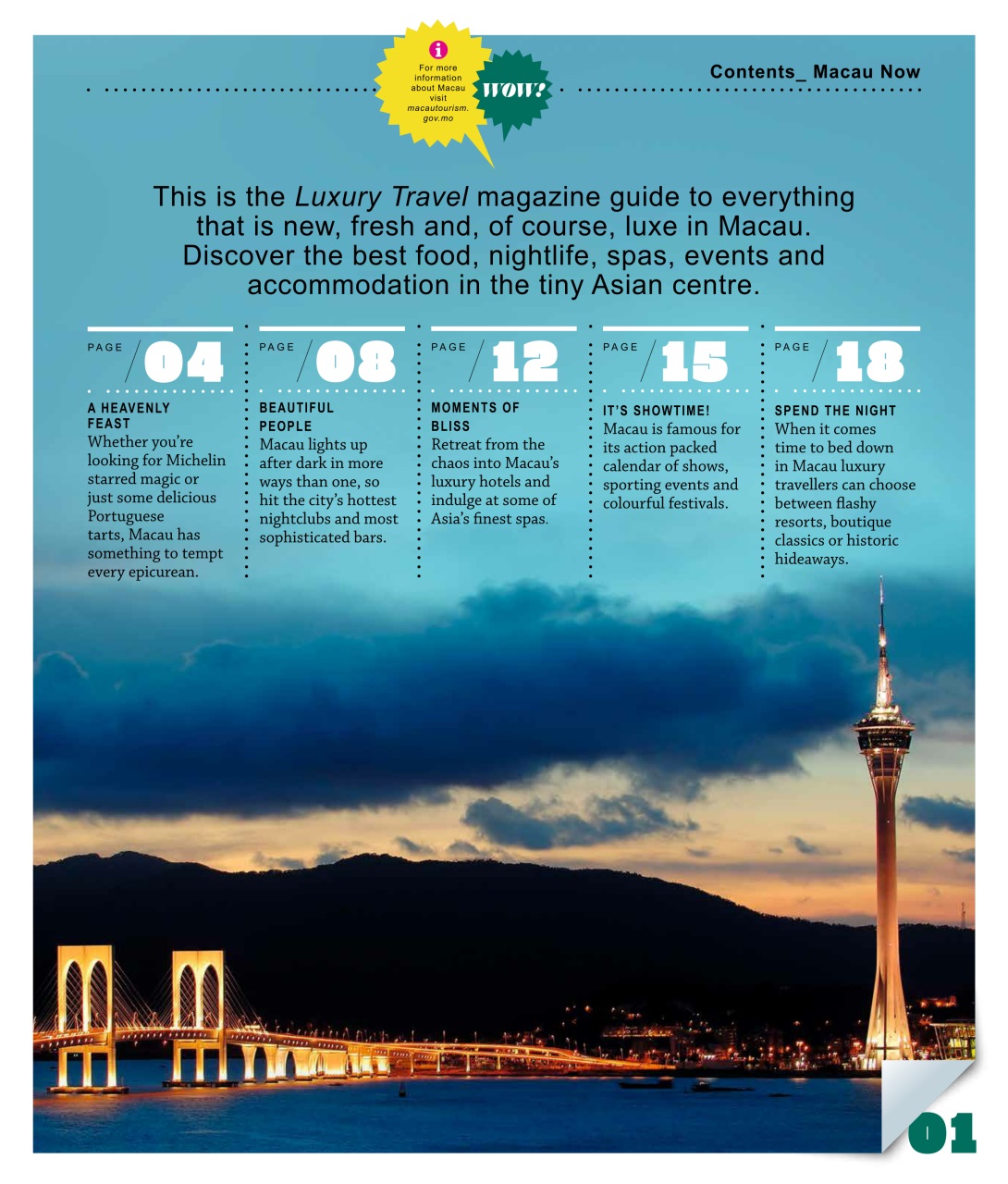 Luxury Travel Preview Pages