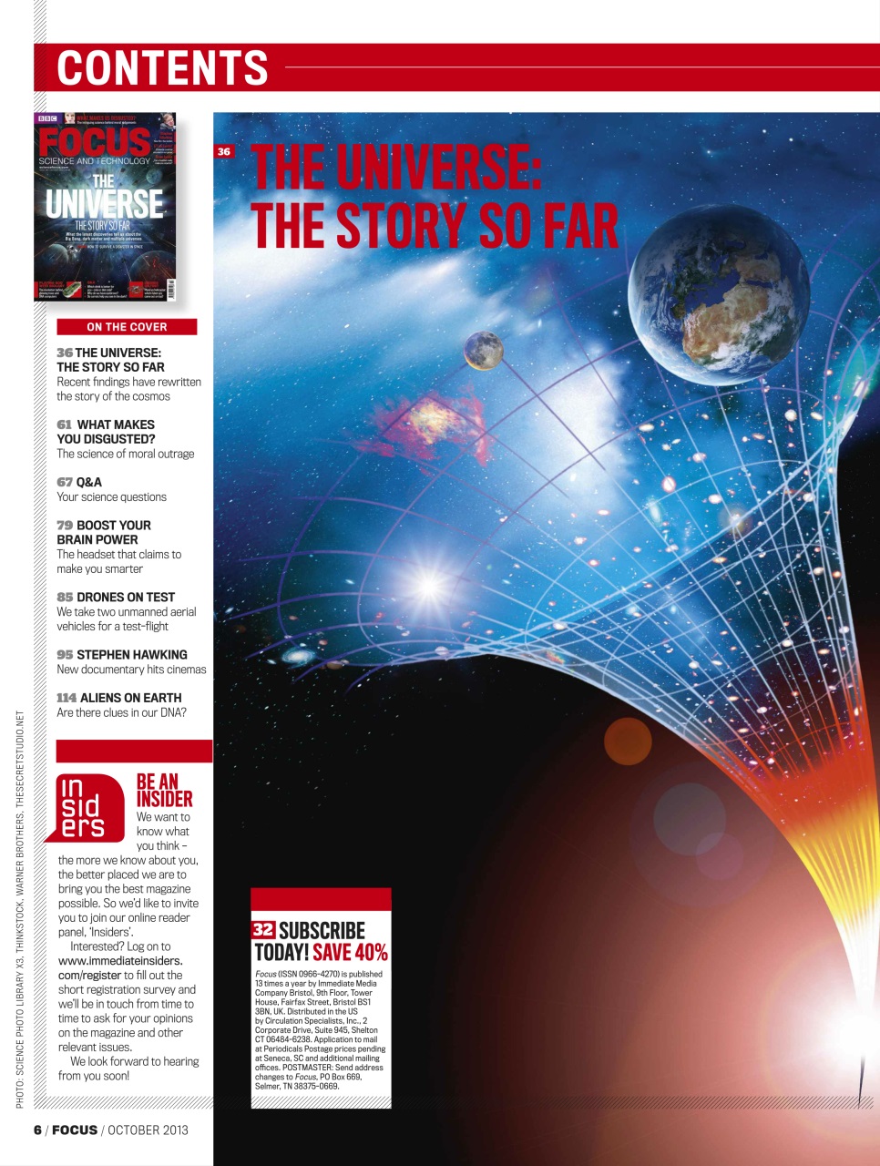 BBC Science Focus Magazine Preview Pages