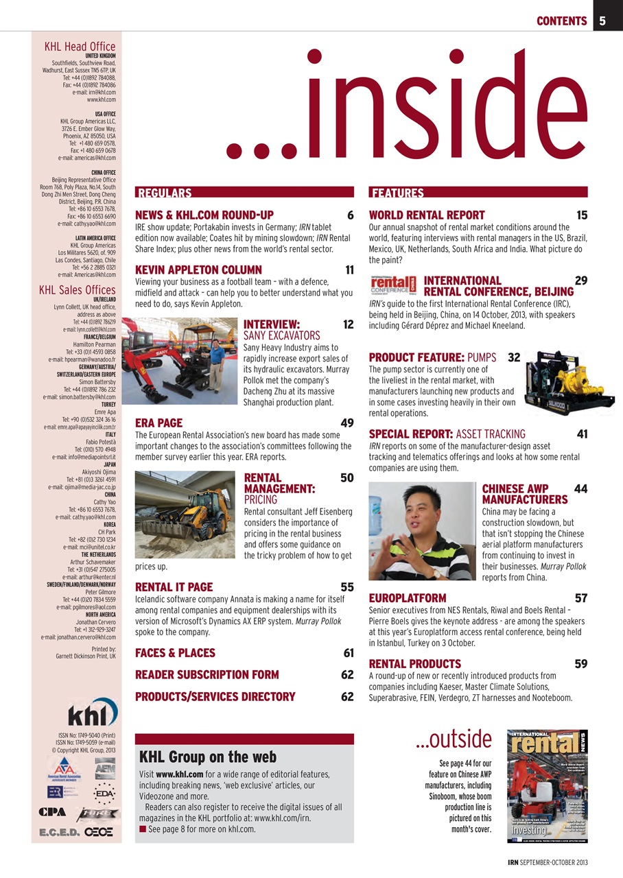 International Rental News Preview Pages