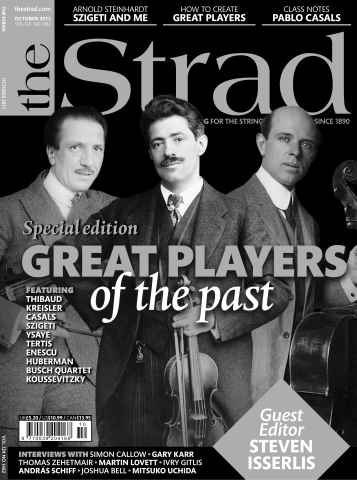 The Strad issue October 2013 and Accessories 2013 supplement