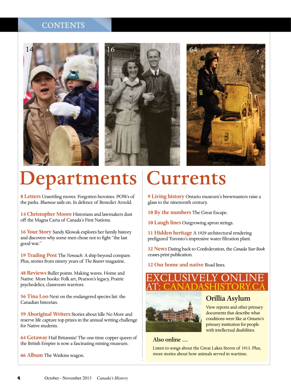 Canada's History Preview Pages