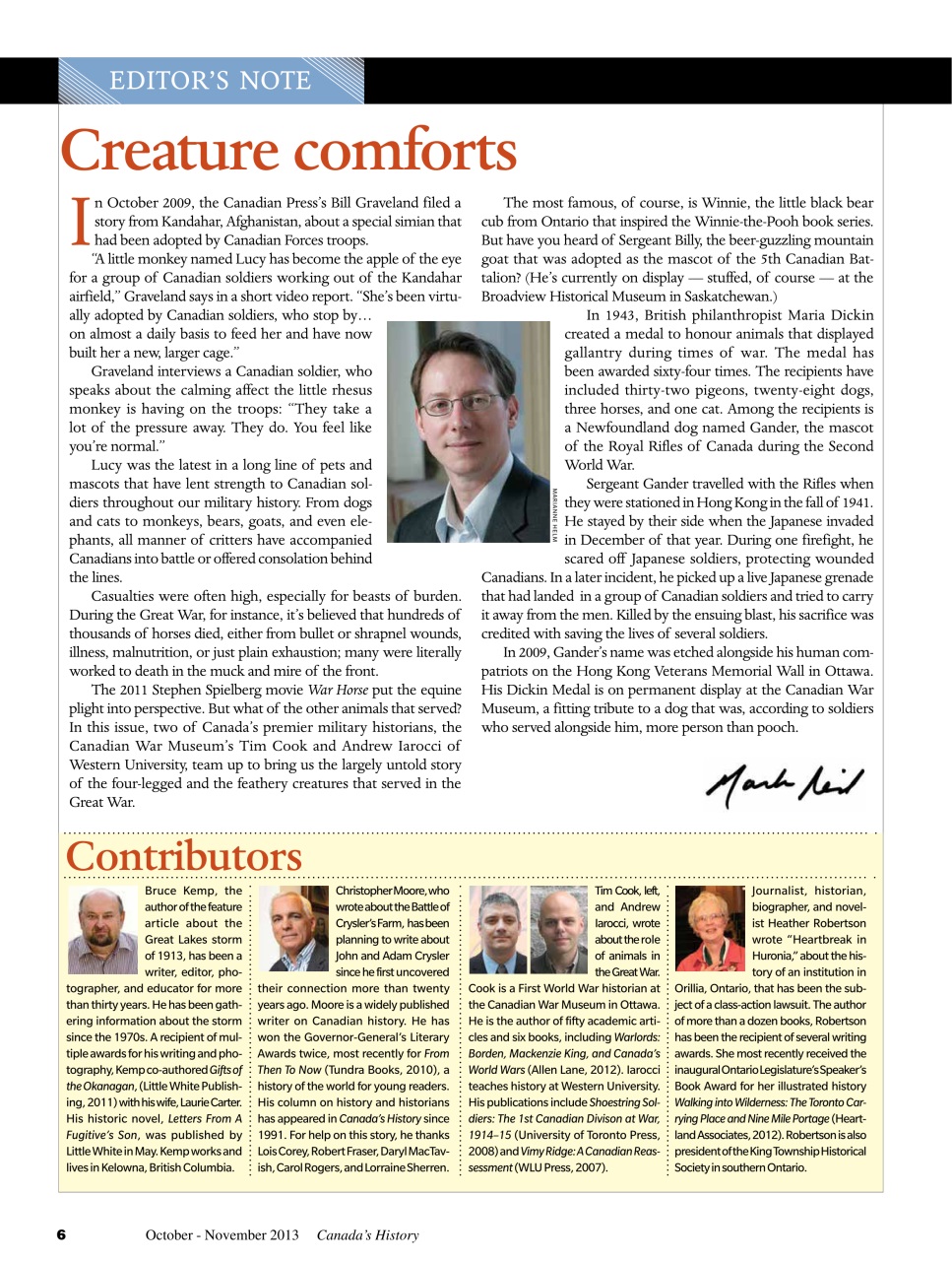 Canada's History Preview Pages