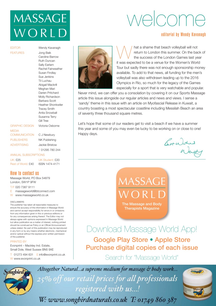 Massage World Preview Pages