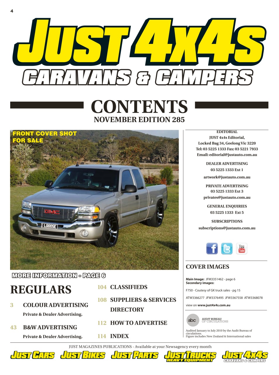 JUST 4X4S Preview Pages