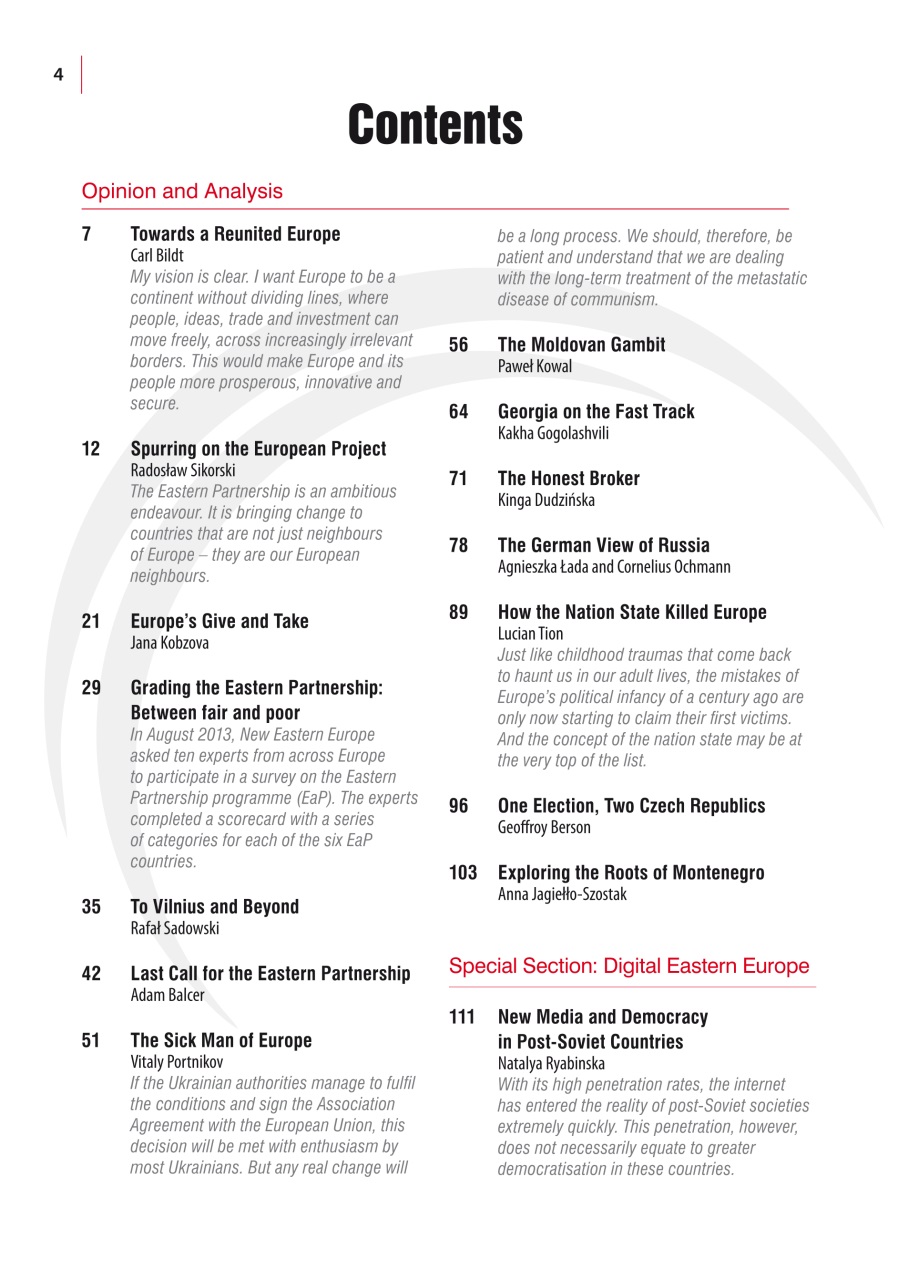 New Eastern Europe Preview Pages