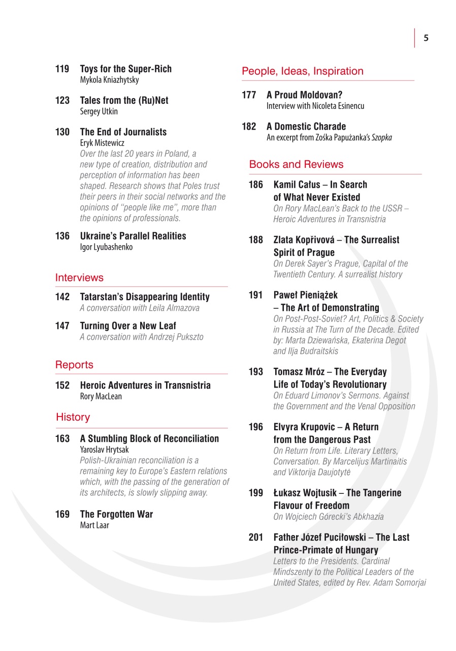 New Eastern Europe Preview Pages