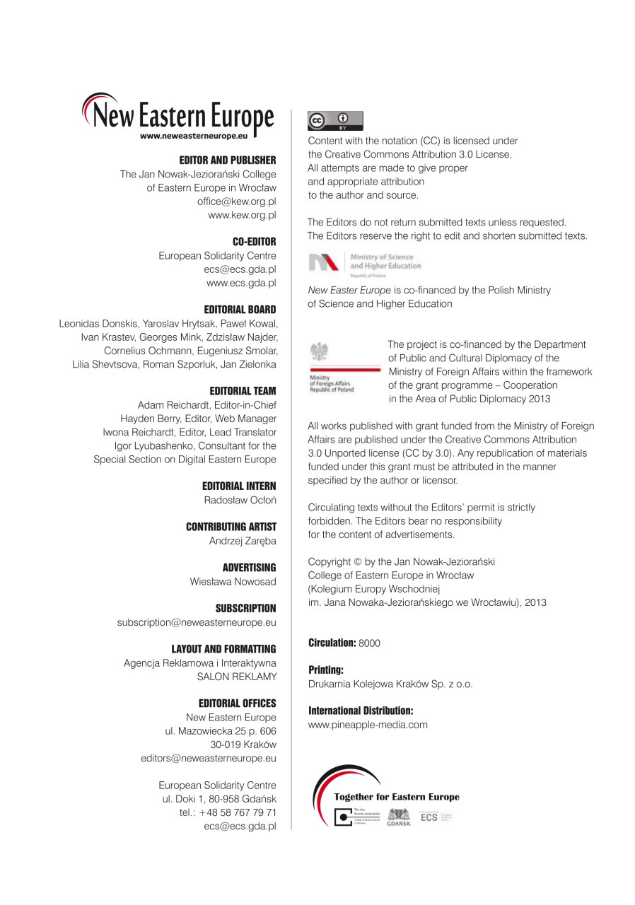 New Eastern Europe Preview Pages