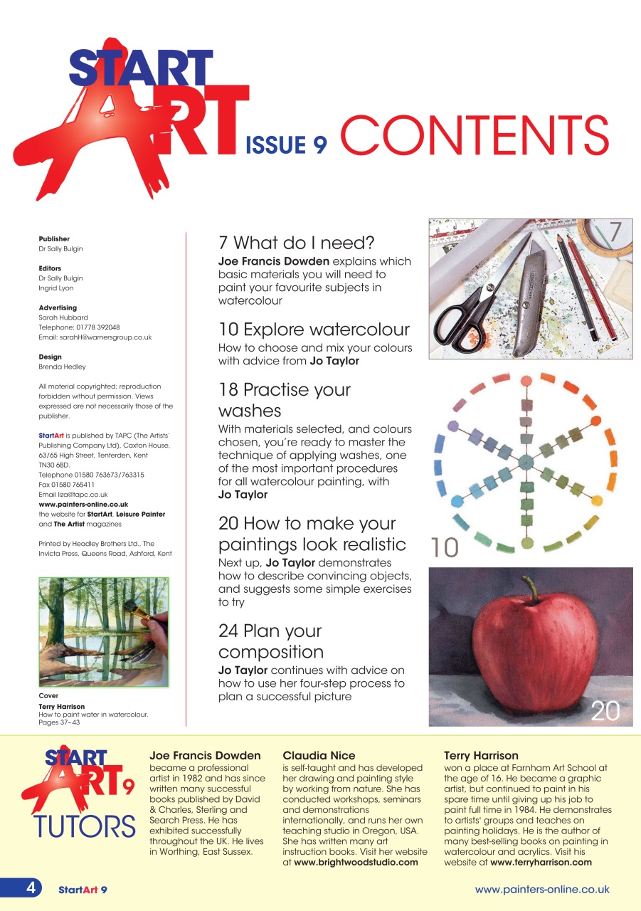 Start Art Preview Pages