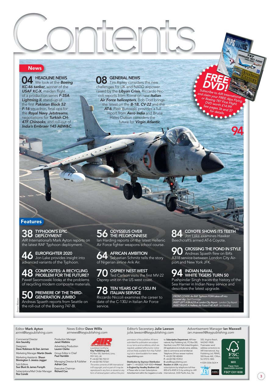 AIR International Preview Pages