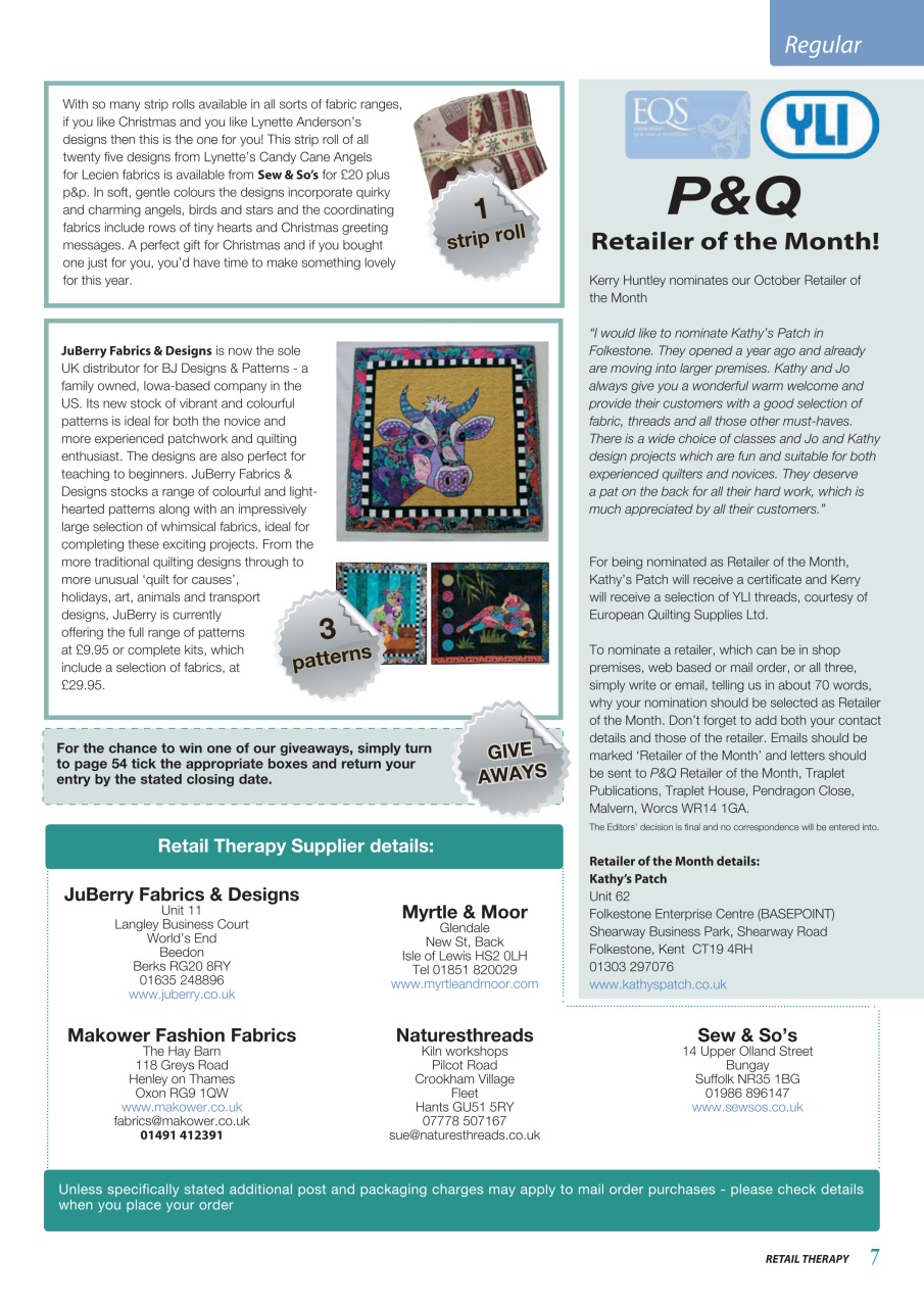 Patchwork and Quilting Preview Pages