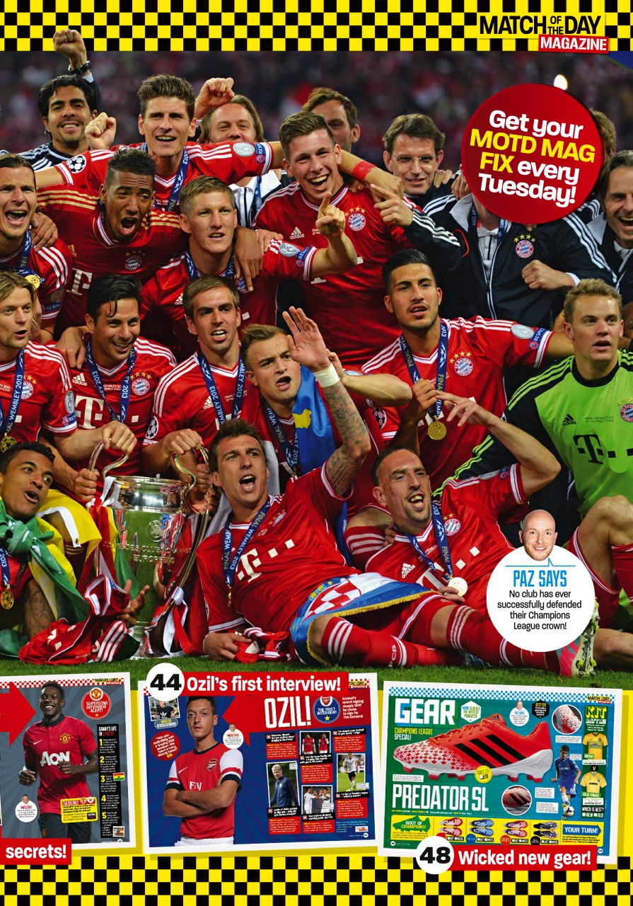 Match of the Day Preview Pages