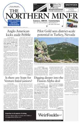 The Northern Miner issue Vol. 99 No. 32