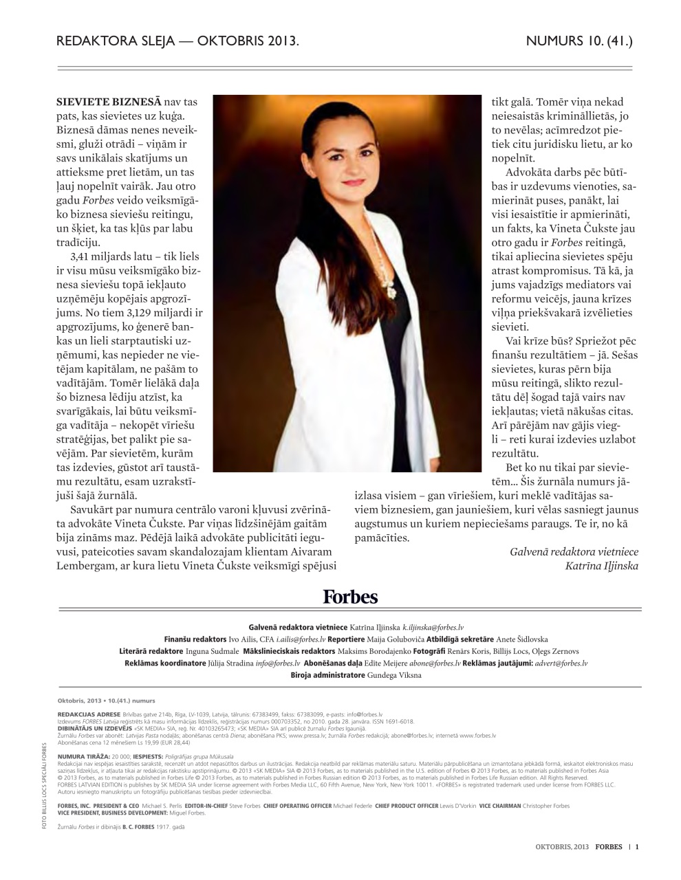 Forbes Latvia Preview Pages